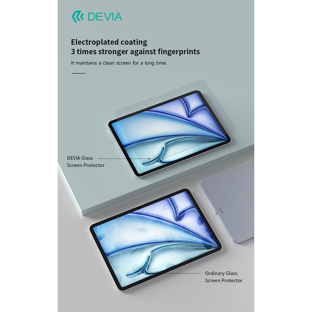 Devia ochranné sklo pro iPad Air 11" (M2/M3) - Crystal Clear