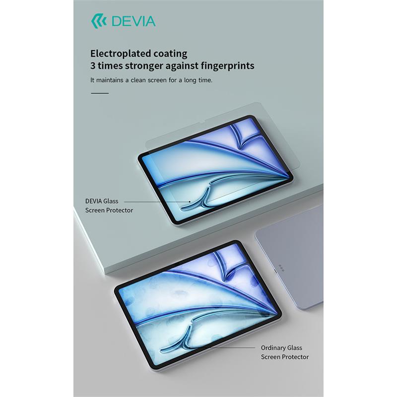 Devia ochranné sklo pre iPad Pro 13" M4/M5 2024/2025 - Crystal Clear