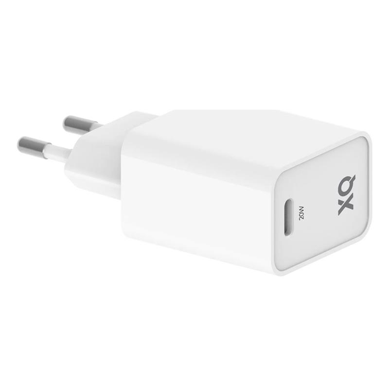 Xqisit USB-C wall charger PD 3.0 20W - White