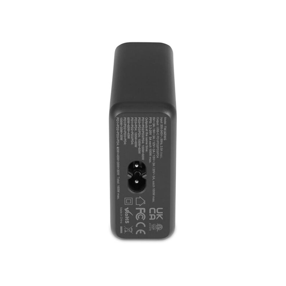 LMP USB-C 4-Port GaN Power Adapter 165W - Black