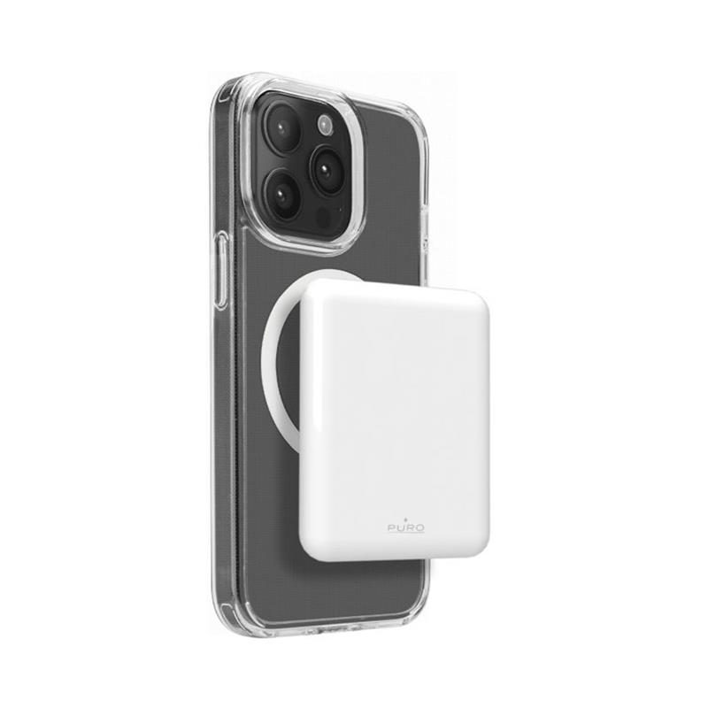 Puro Slim Power Mag Magsafe Powerbank 4200 mAh - White
