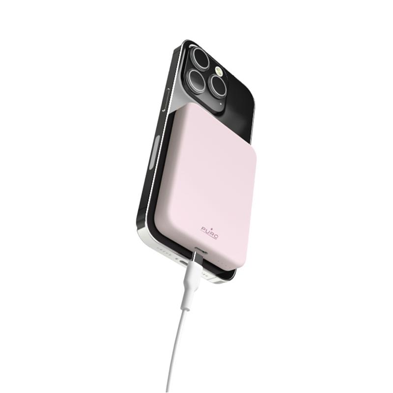 Puro Slim Power Mag Magsafe Powerbank 4200 mAh - Dusty Pink