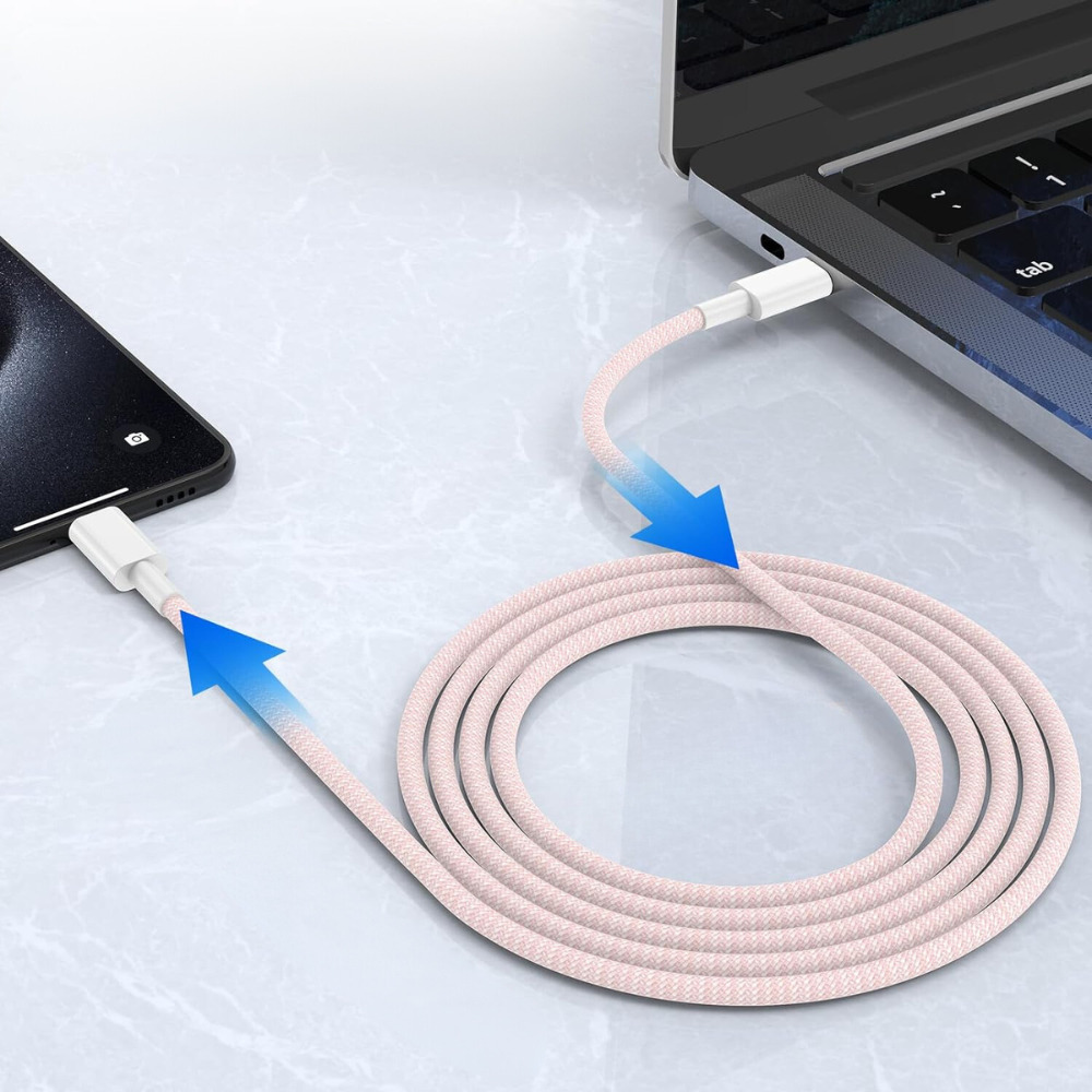 Cubenest Opletený USB-C kabel 1m, 4-pack