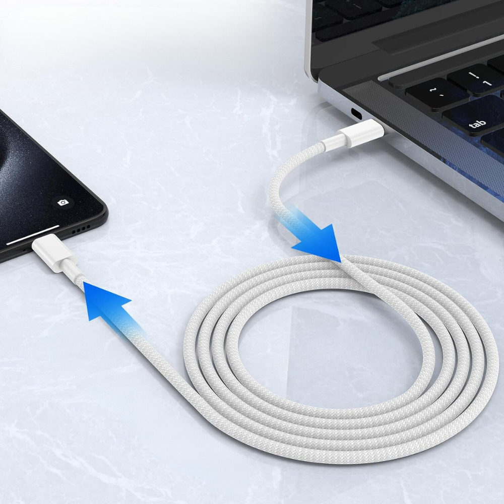Cubenest Opletený USB-C kabel 1m, 4-pack
