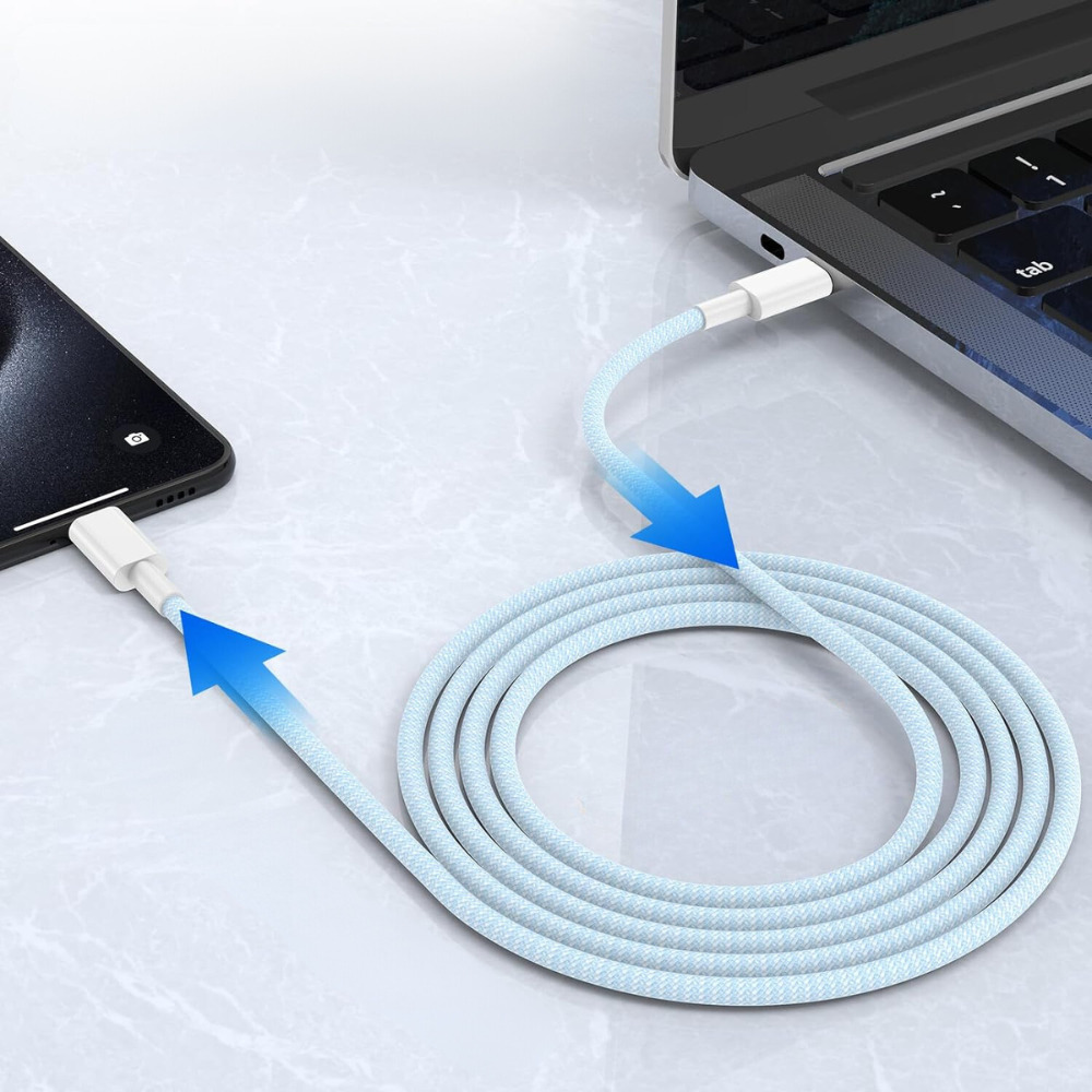 Cubenest Opletený USB-C kabel 1m, 4-pack
