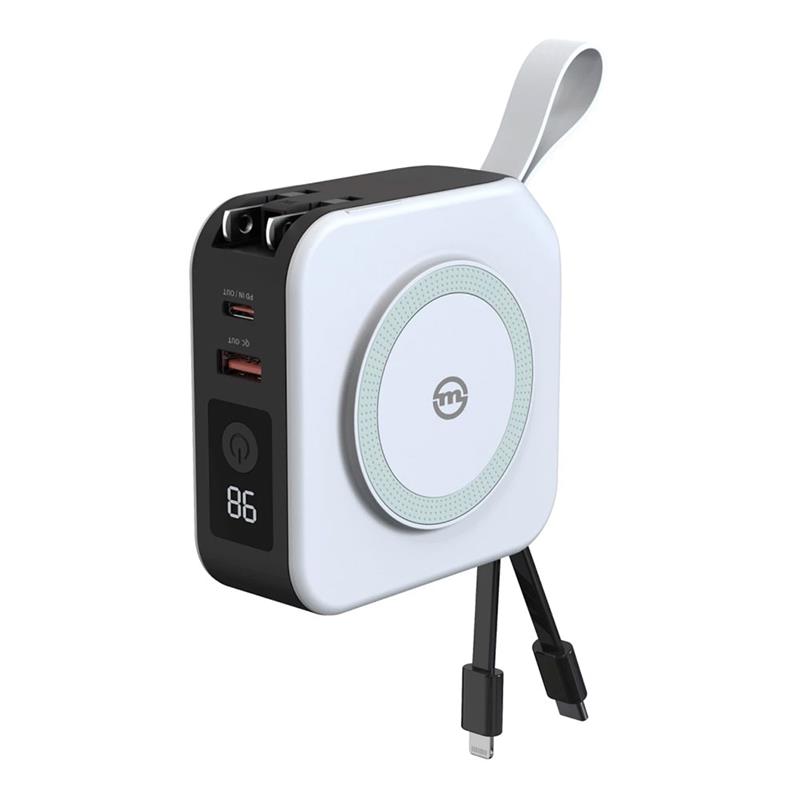 Mobile Origin Powerbank and Travel Charger Magsafe 10.000 mAh - White