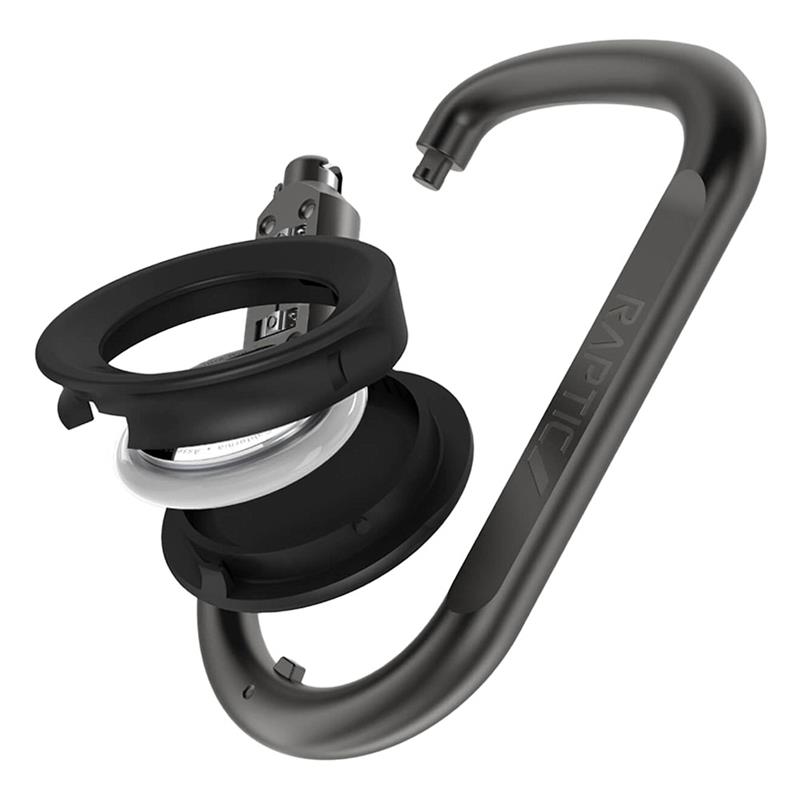 Raptic Airtag Holder Link+Lock pre Apple Airtag - Black