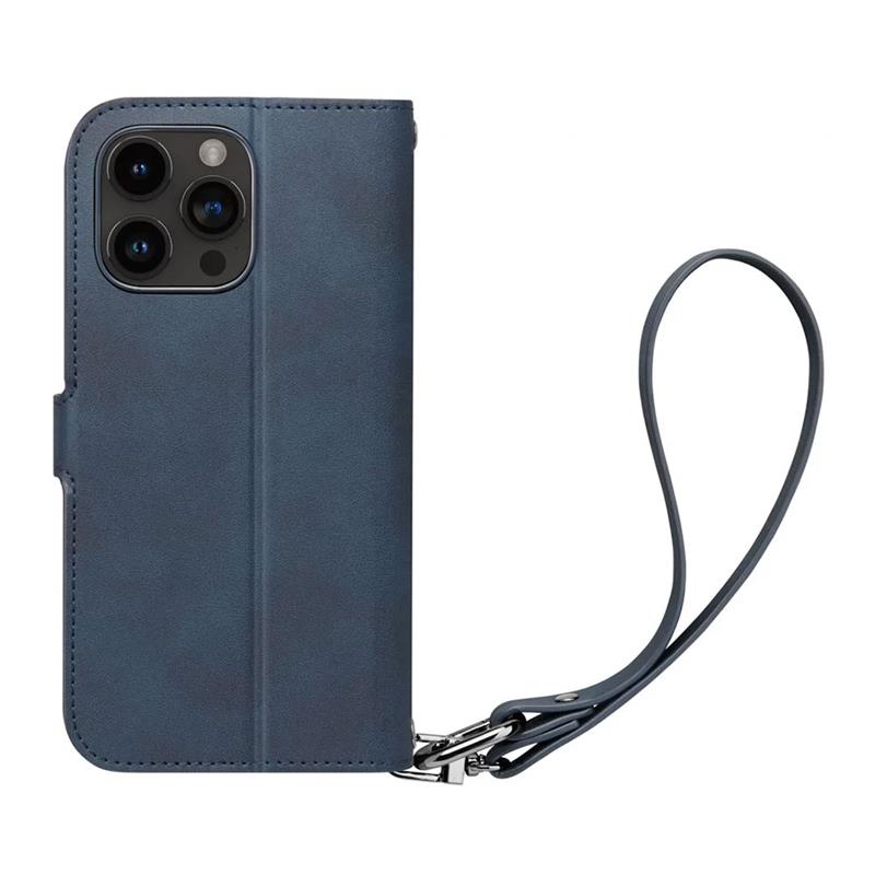 Spigen puzdro Wallet S Pro pre iPhone 15 Pro - Navy