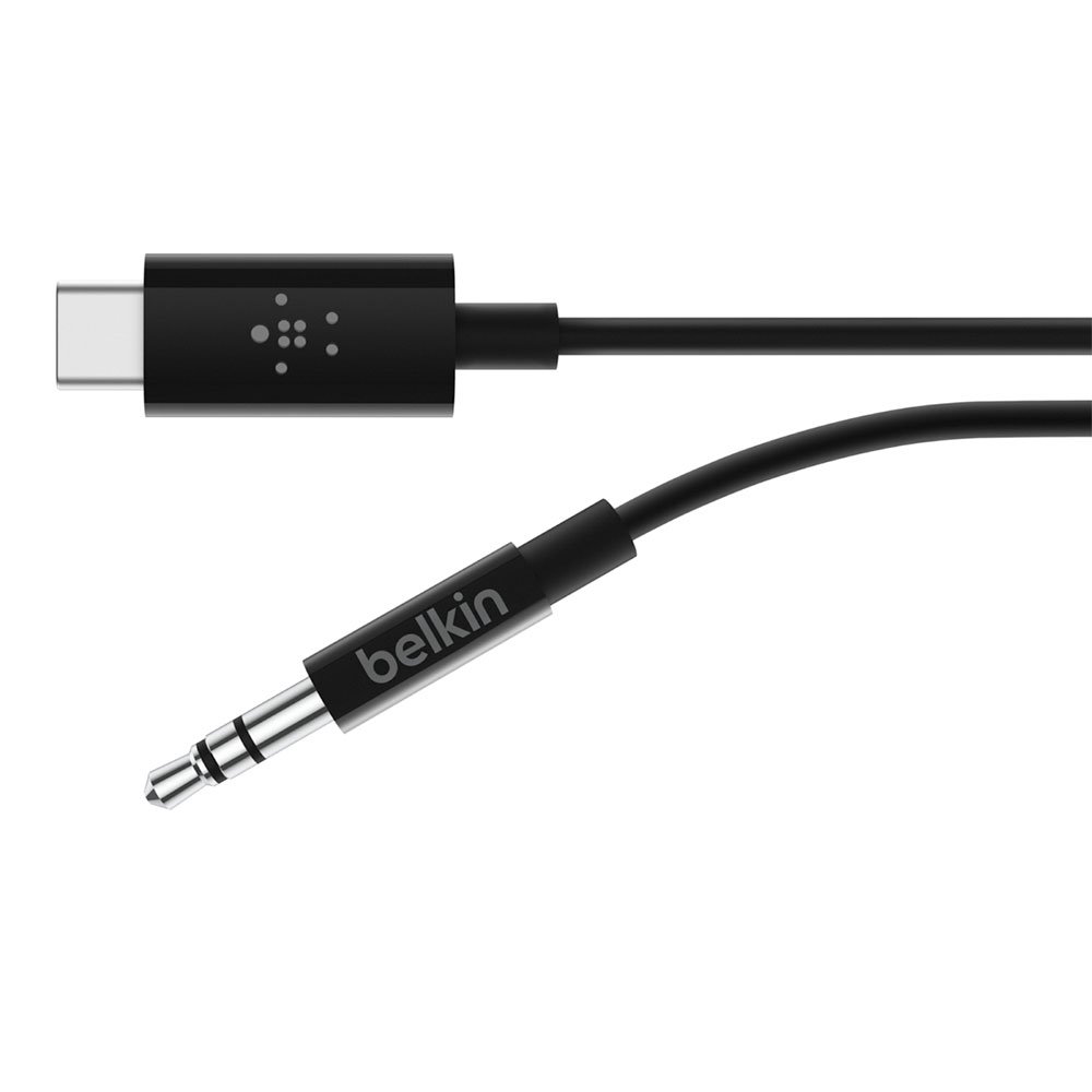 Belkin kábel USB-C to 3.5mm Jack, 1,8m - Black