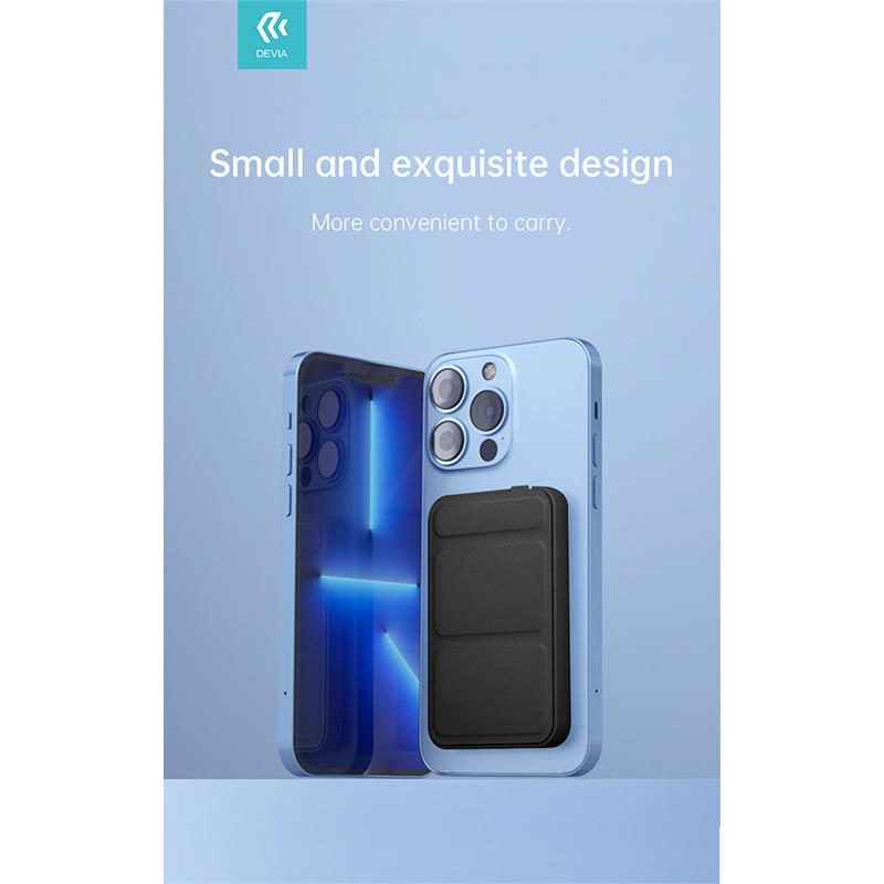 Devia powerbank Extreme Speed Series Magnetic Wireless 5000 mAh PD 20W - Black