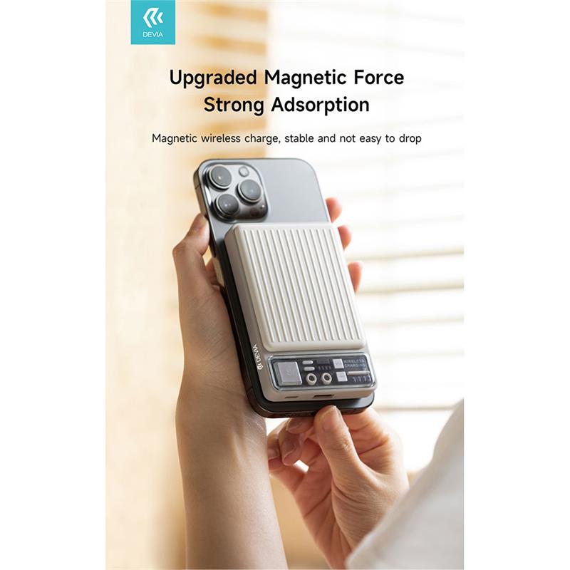 Devia powerbank Extreme Speed Series Magnetic Wireless 10.000 mAh 22.5W - Deep Gray