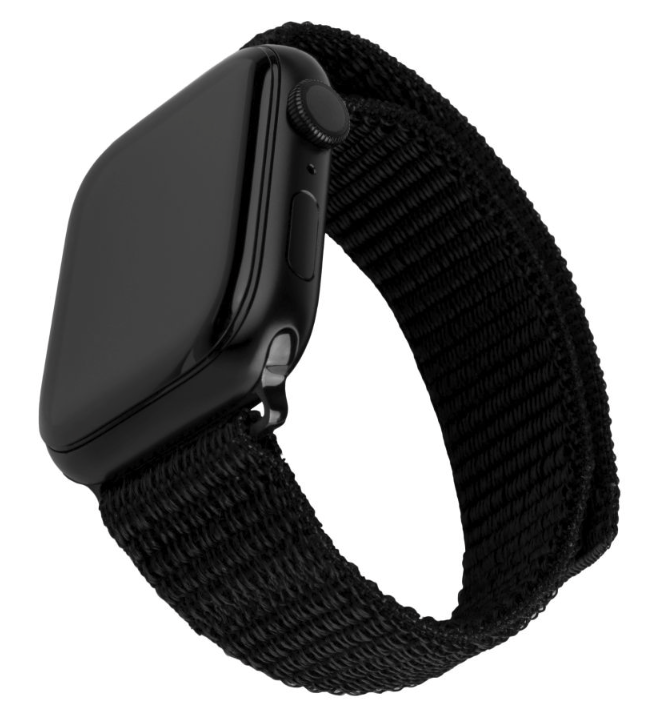 FIXED Nylon Sporty Strap pro Apple Watch 41/40/38 mm, černý