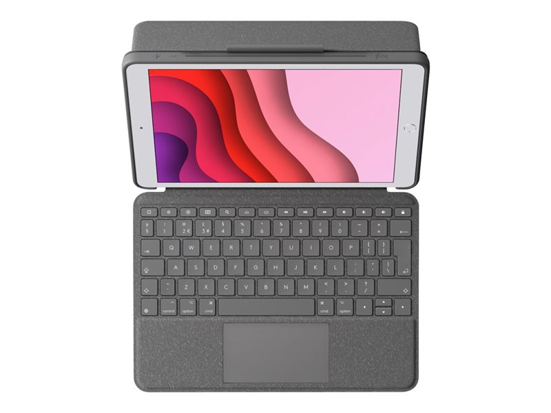 Logitech COMBO TOUCH pre iPad ( 10. gen. a A16) - šedá - UK