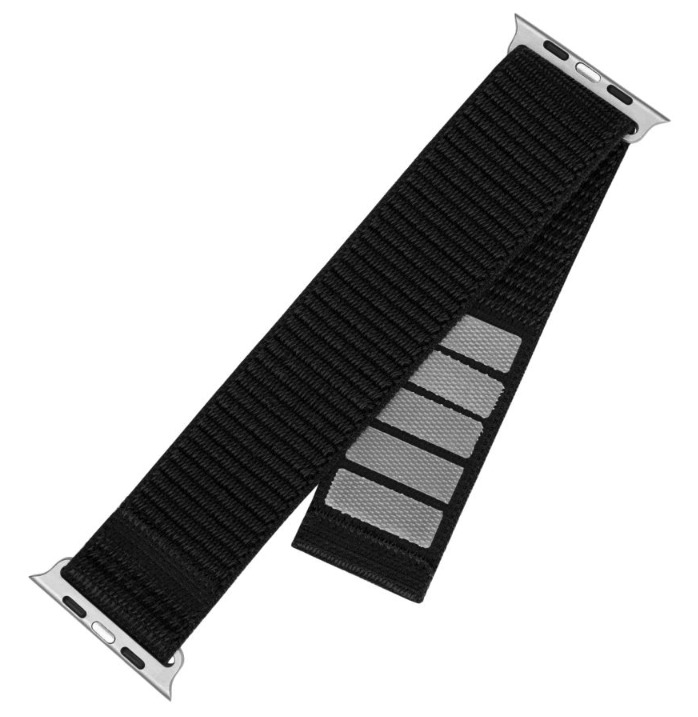 FIXED Nylon Sporty Strap pro Apple Watch Ultra 49 mm, černý