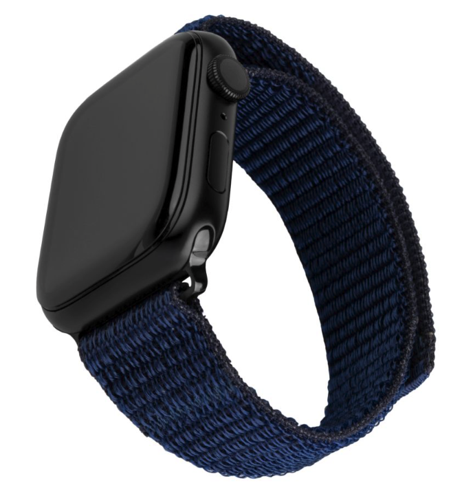 FIXED Nylon Sporty Strap pro Apple Watch Ultra 49 mm, tmavě modrý