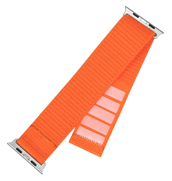 FIXED Nylon Sporty Strap pro Apple Watch Ultra 49 mm, oranžový