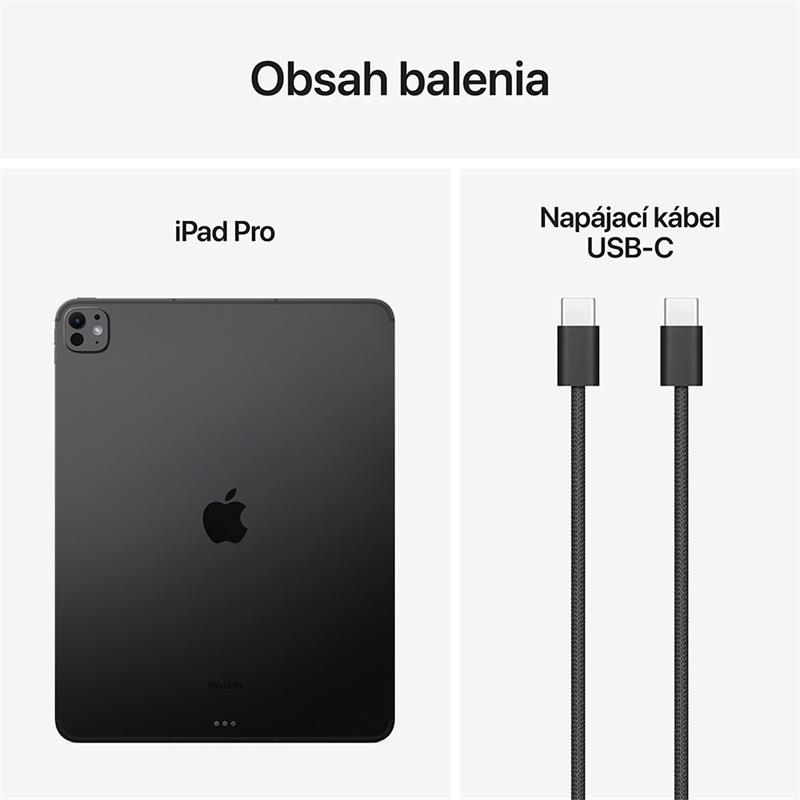 iPad Pro 13" Wi-Fi 256GB Vesmírně černý (2024)
