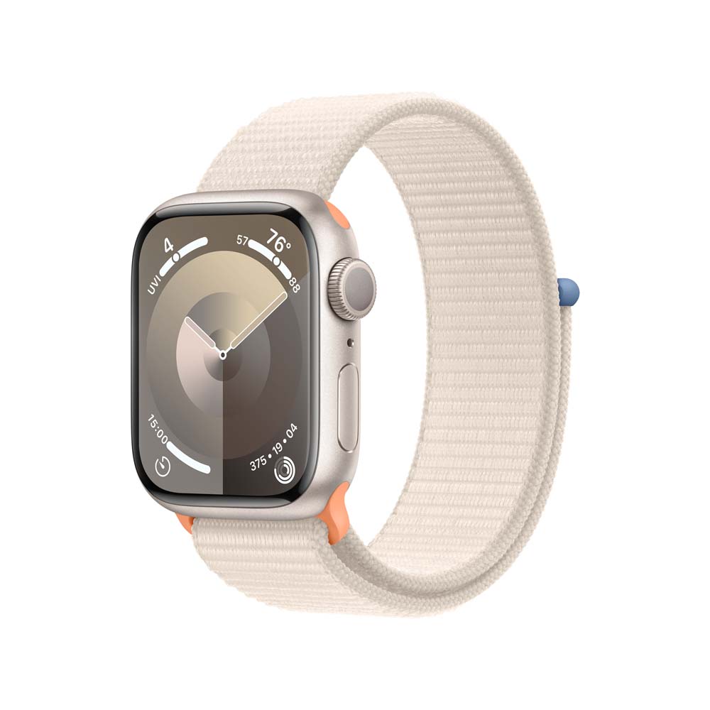 Apple Watch Series 9 GPS 41mm Starlight Aluminium Case with Starlight Sport Loop *Rozbalený*