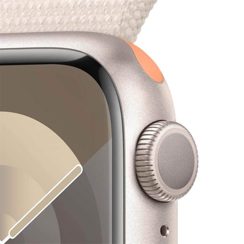 Apple Watch Series 9 GPS 41mm Starlight Aluminium Case with Starlight Sport Loop *Rozbalený*