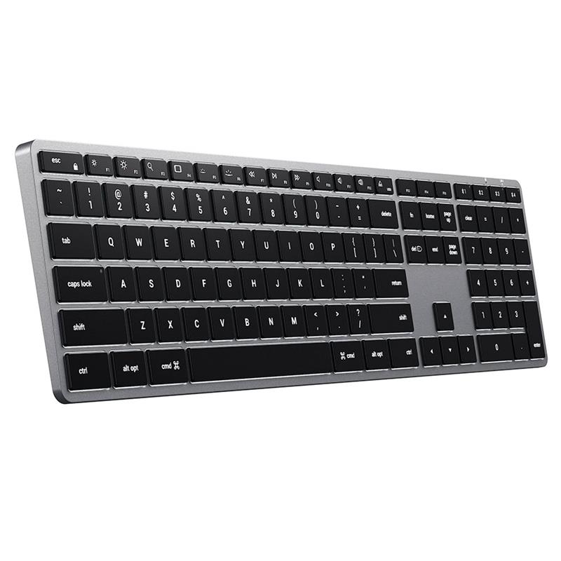 Satechi klávesnica Slim X3 Bluetooth Backlit Keyboard CZ - Space Gray