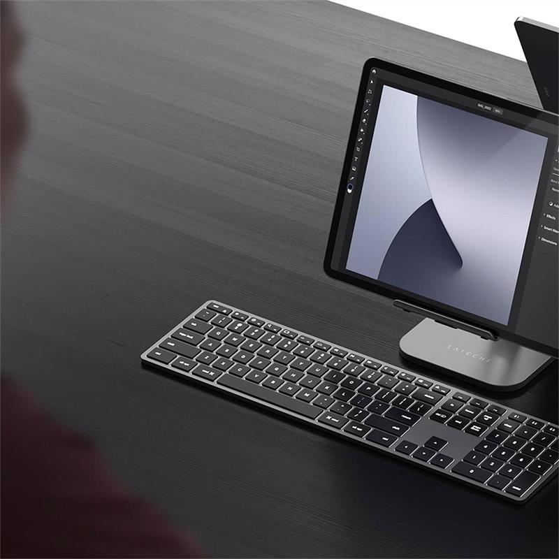 Satechi klávesnica Slim X3 Bluetooth Backlit Keyboard CZ - Space Gray
