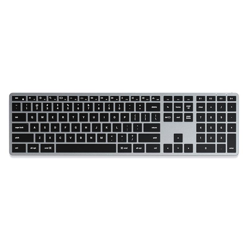 Satechi klávesnica Slim X3 Bluetooth Backlit Keyboard CZ - Space Gray