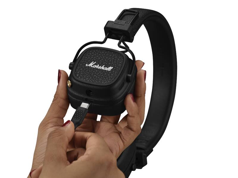 Marshall Major V - Bluetooth Black slúchadlá