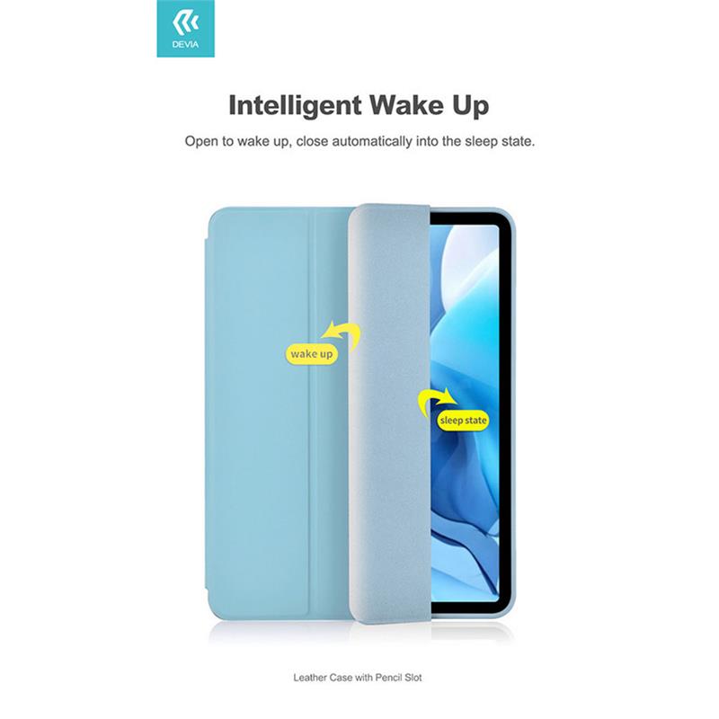 Devia puzdro Gremlin Case with Pencil Slot pre iPad Air 11" M1/M2/M3 - Blue