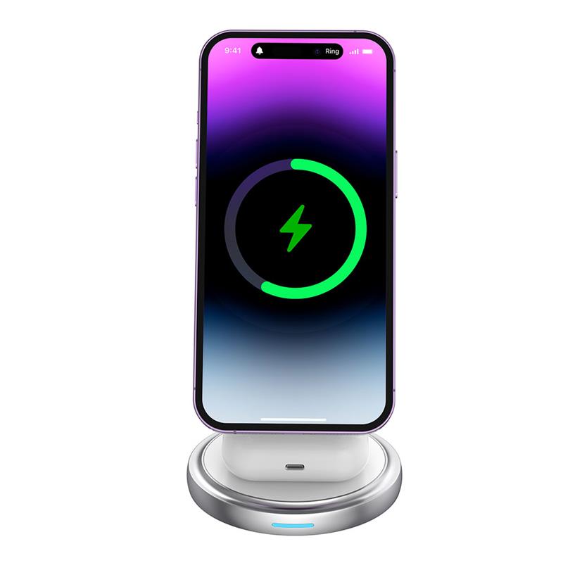 Ofkoz Wireless Charger 3 in 1 - Silver