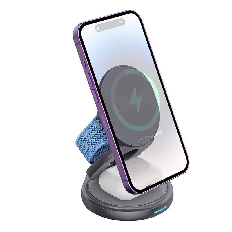 Ofkoz Wireless Charger 3 in 1 - Space Gray