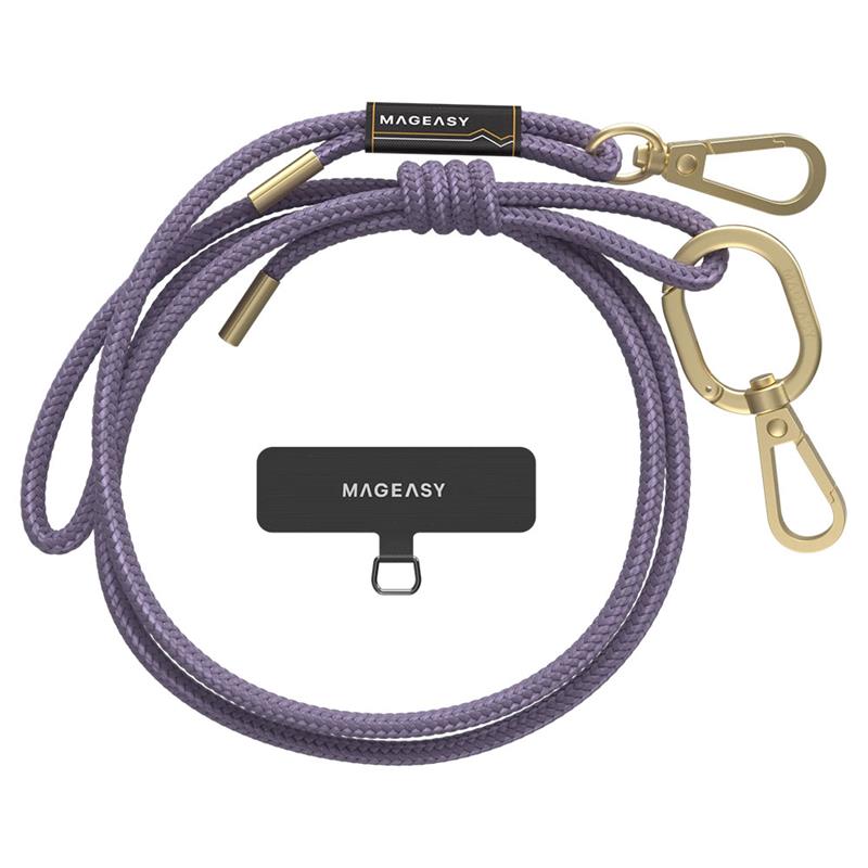 SwitchEasy šnúrka Strap+Strap Card 6mm Phone Lanyard - Very Peri
