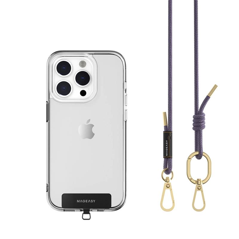 SwitchEasy šnúrka Strap+Strap Card 6mm Phone Lanyard - Very Peri