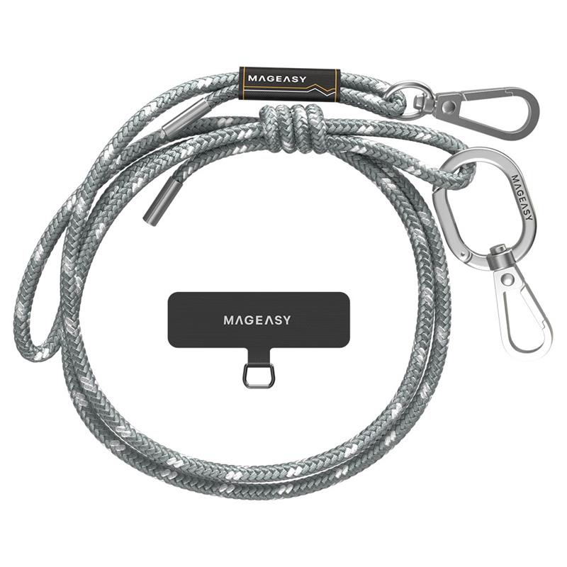 SwitchEasy šnúrka Strap+Strap Card 6mm Phone Lanyard - Milshake Blue