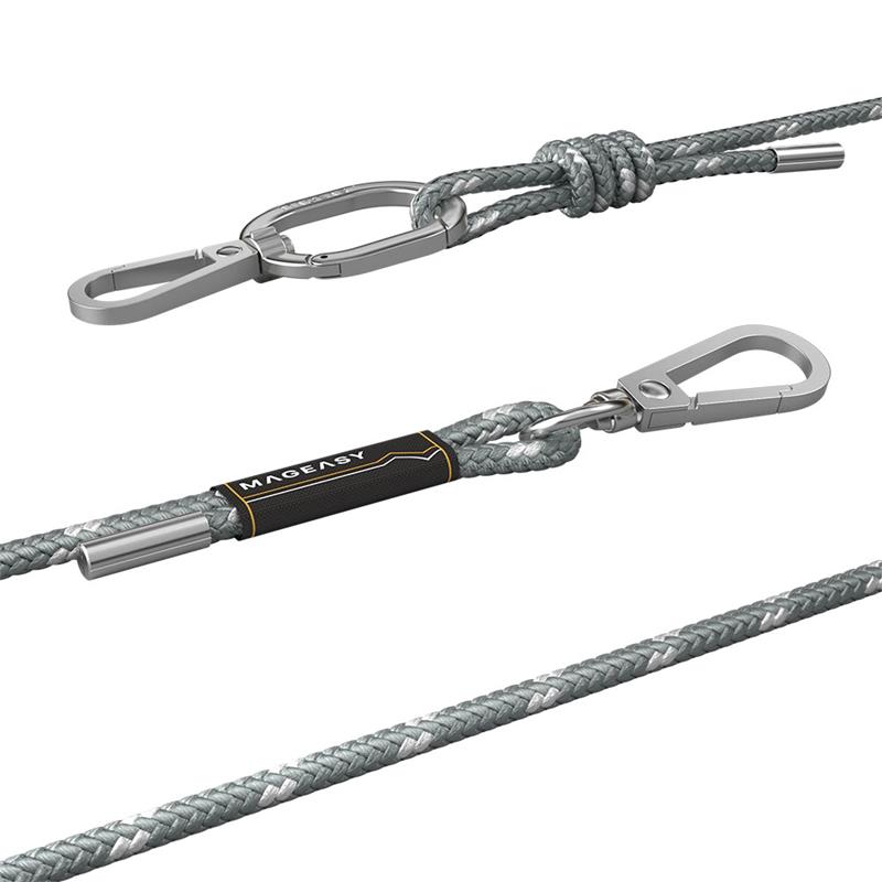 SwitchEasy šnúrka Strap+Strap Card 6mm Phone Lanyard - Milshake Blue