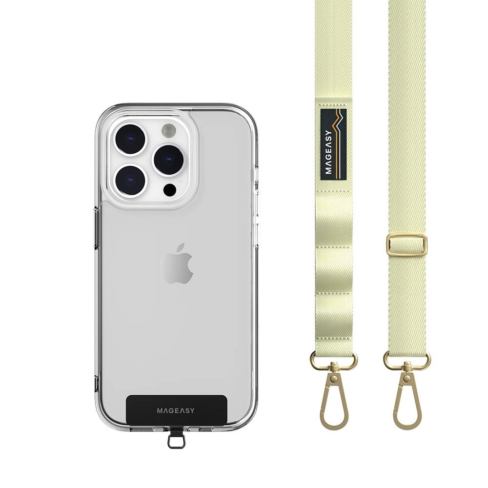 SwitchEasy šnúrka Strap+Strap Card 20mm Phone Lanyard - Spring Green