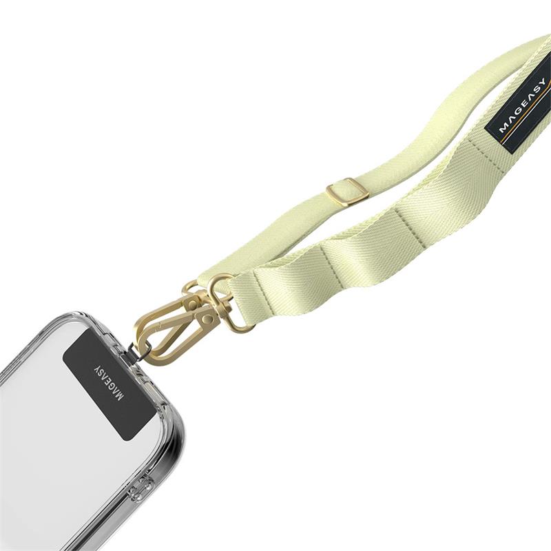 SwitchEasy šnúrka Strap+Strap Card 20mm Phone Lanyard - Spring Green