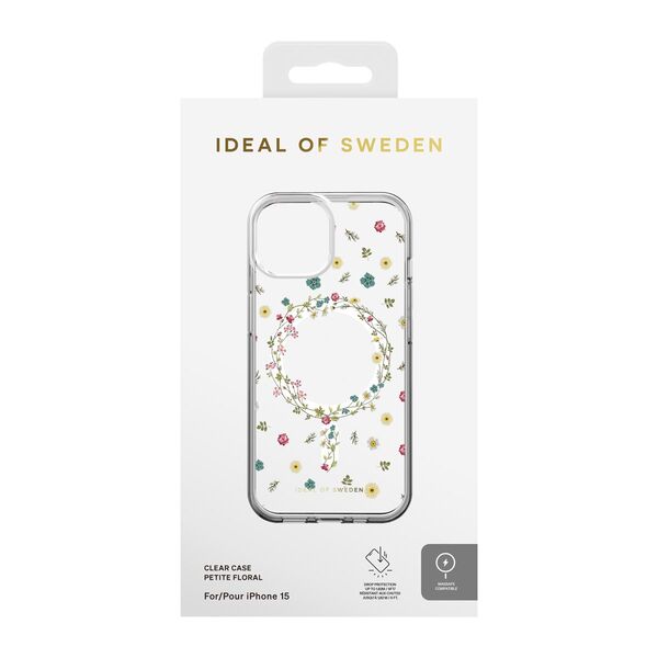 iDeal Fashion Clear Case MagSafe iPhone 13/14/15 Petite Floral