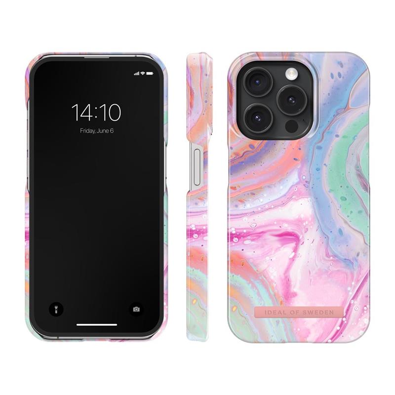 iDeal Fashion Case MagSafe iPhone 15 Pro Pastel Marble