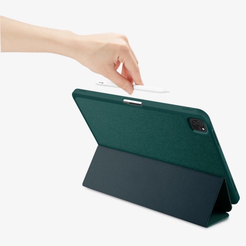 Spigen puzdro Urban Fit pre iPad Pro 13" M4/M5 - Midnight Green