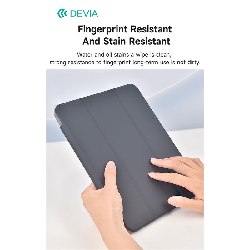 Devia puzdro Nature Series PU Leather Case pre iPad 10.2" 2019/2020/2021 - White