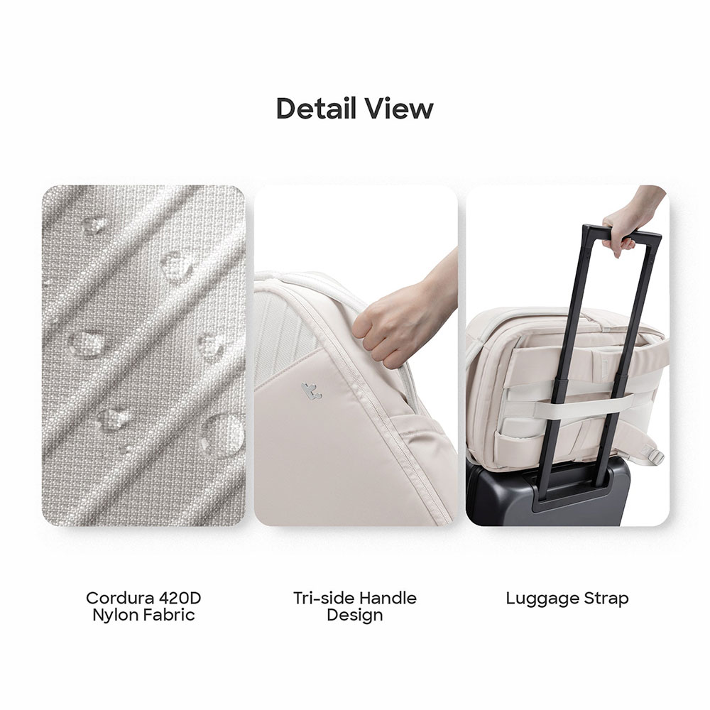 TomToc batoh Voyage-T50 Backpack 20L - White