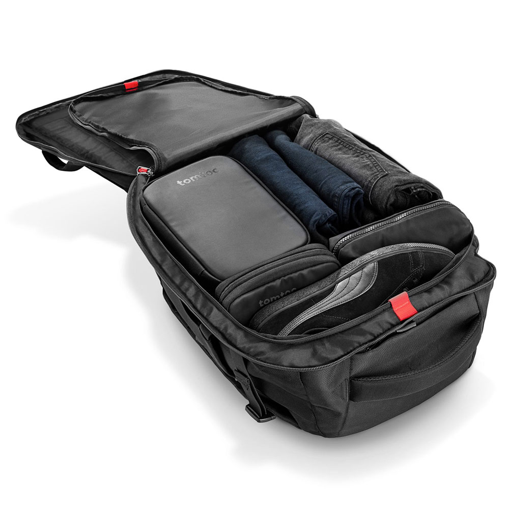 TomToc batoh Navigator T66 Backpack 40L - Black