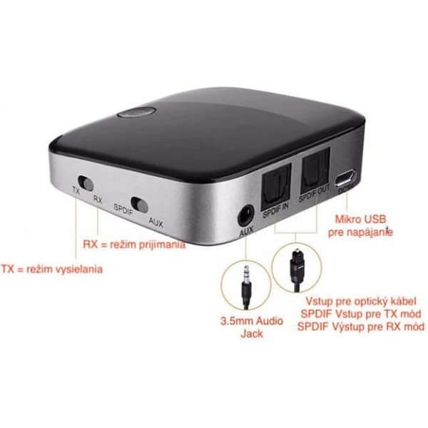 CARNEO Bluetooth audio přijímač a vysílač BT-269