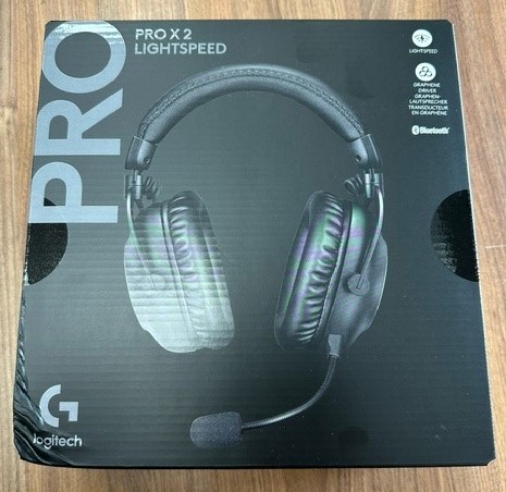 Logitech G PRO X 2 LIGHTSPEED - bezdrôtové herné slúchadlá - čierne - poškodený obal
