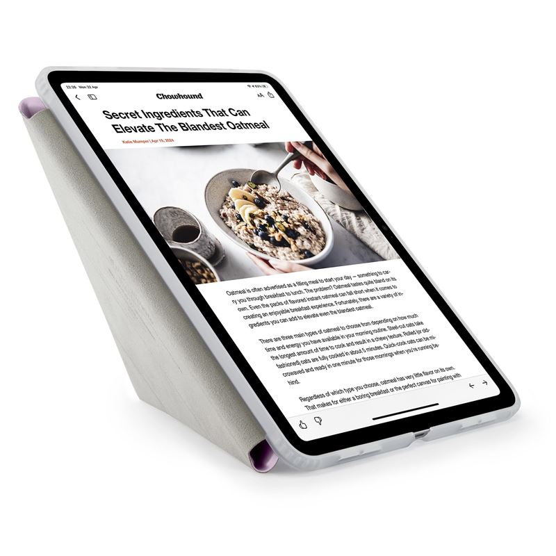 Pipetto pouzdro Origami No1 Original Case pro iPad Air 11" (2024-2026) / iPad Air 10,9"  (2022/2020) - Metallic Purple