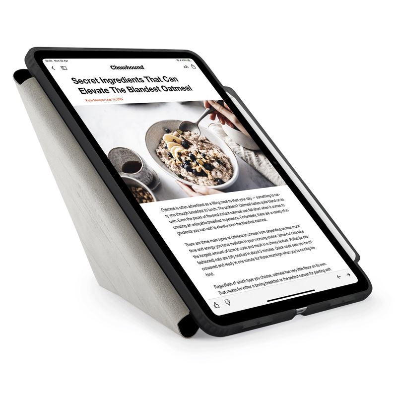 Pipetto pouzdro Origami No3 Pencil Case pro iPad Air 11" (2024/2025) / iPad Air 10,9"  (2022/2020) - Black