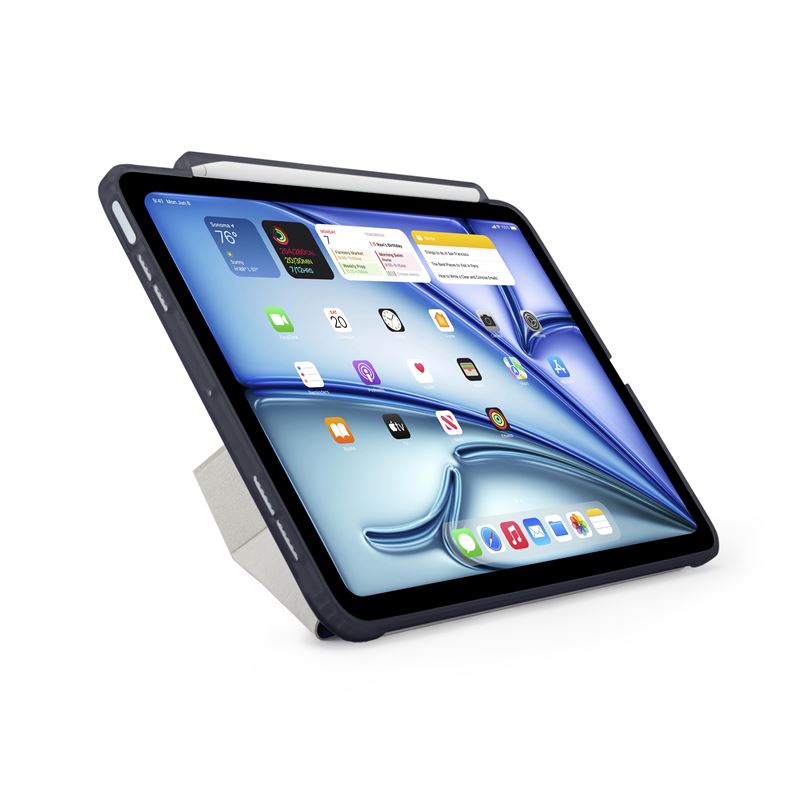 Pipetto pouzdro Origami No3 Pencil Case pro iPad Air 11" (2024/2025) / iPad Air 10,9"  (2022/2020) - Dark Blue