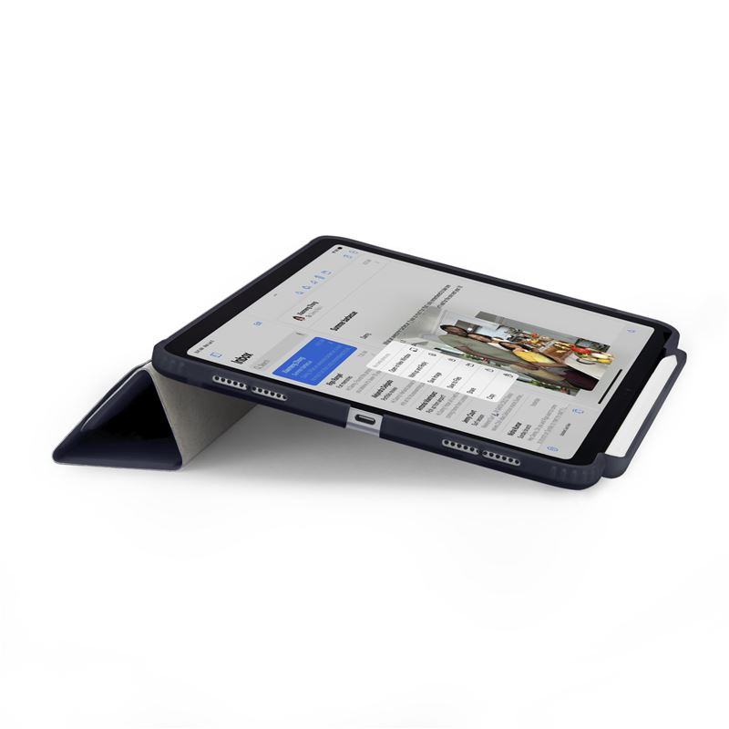 Pipetto pouzdro Origami No3 Pencil Case pro iPad Air 11" (2024/2025) / iPad Air 10,9"  (2022/2020) - Dark Blue