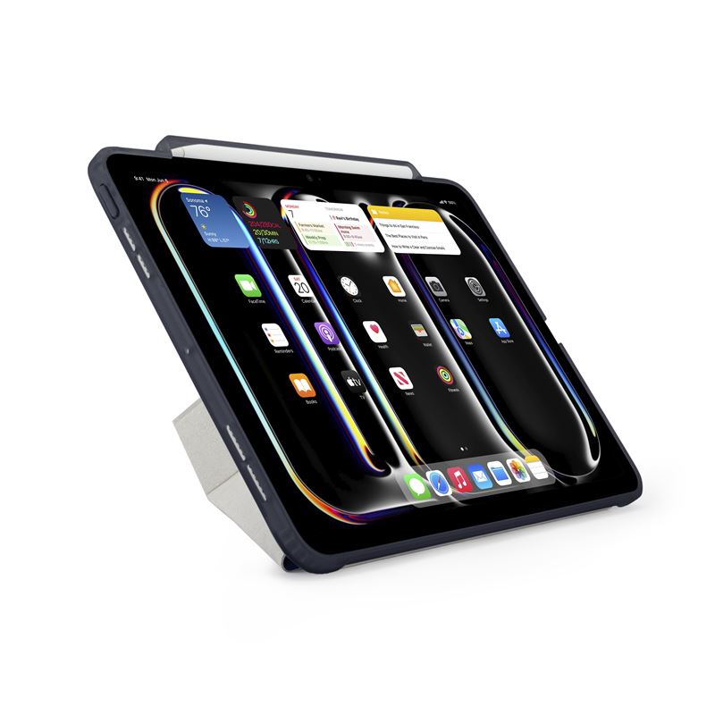 Pipetto pouzdro Origami No3 Pencil Case pro iPad Pro 11" (2024)-Dark Blue