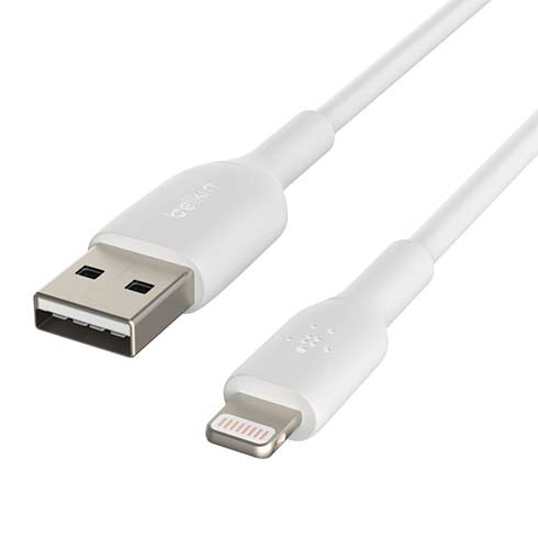 Belkin kábel Boost Charge USB-A to Lightning 1m 2pack- White